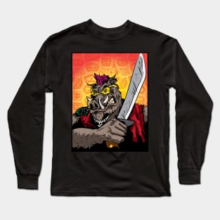 razor wielding razorback Long Sleeve T-Shirt